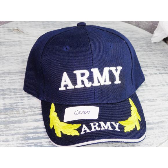 US Army Scrambled Egg Adjustable (Hook & Loop) Hat CapOne Size Fits Most - Picture 11 of 14